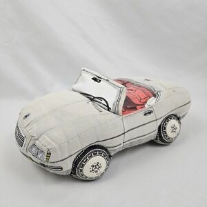 Dreamwheels 1986 Mercedes Benz 560SL Convertible Stuffed Toy Pillow Car Plush
